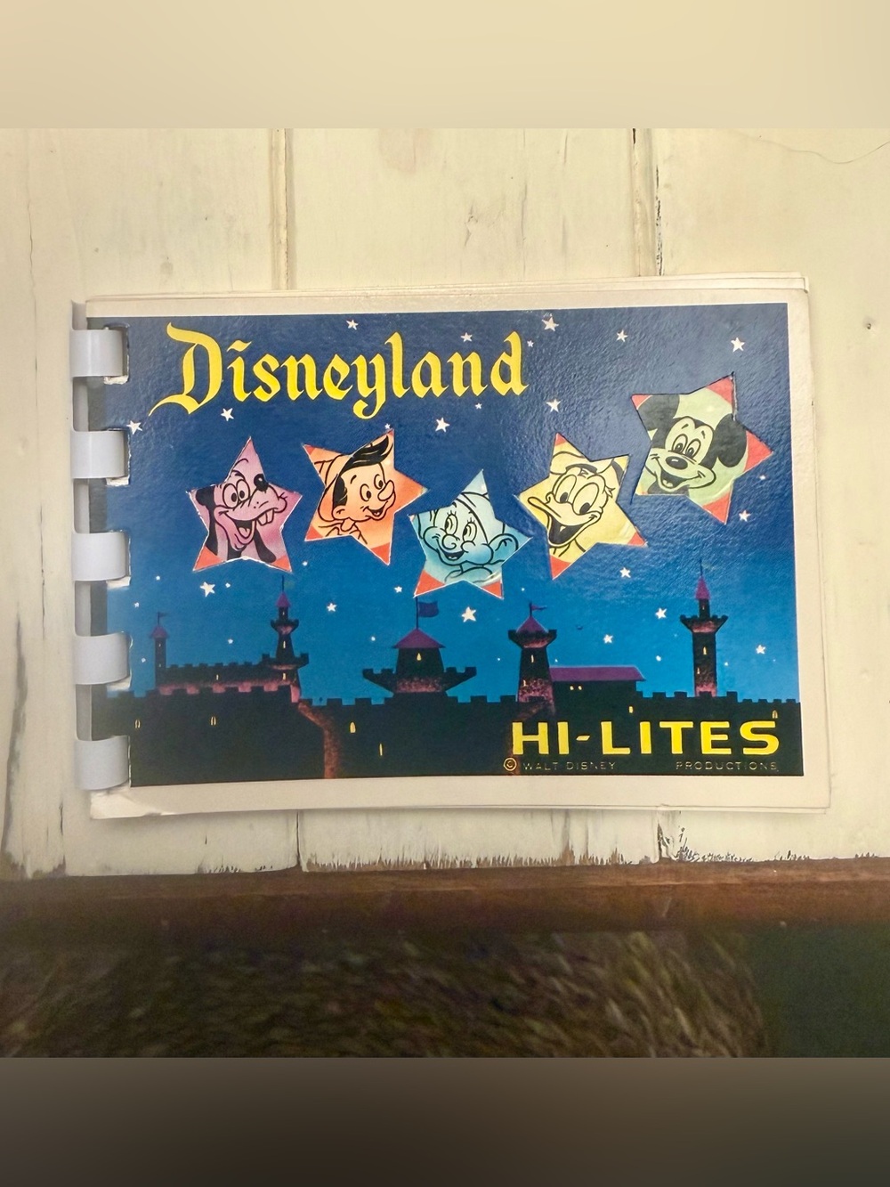 Vintage Disneyland Hi-Lites Photo Book Walt Disney Productions
